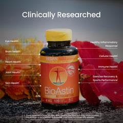 Nutrex Hawaii BioAstin ingredients panel showing allergen-free formula.