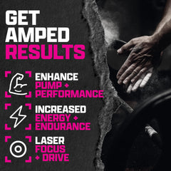 Nutrex OUTLIFT Amped canister with energy blend visible for a bold pre-workout boost