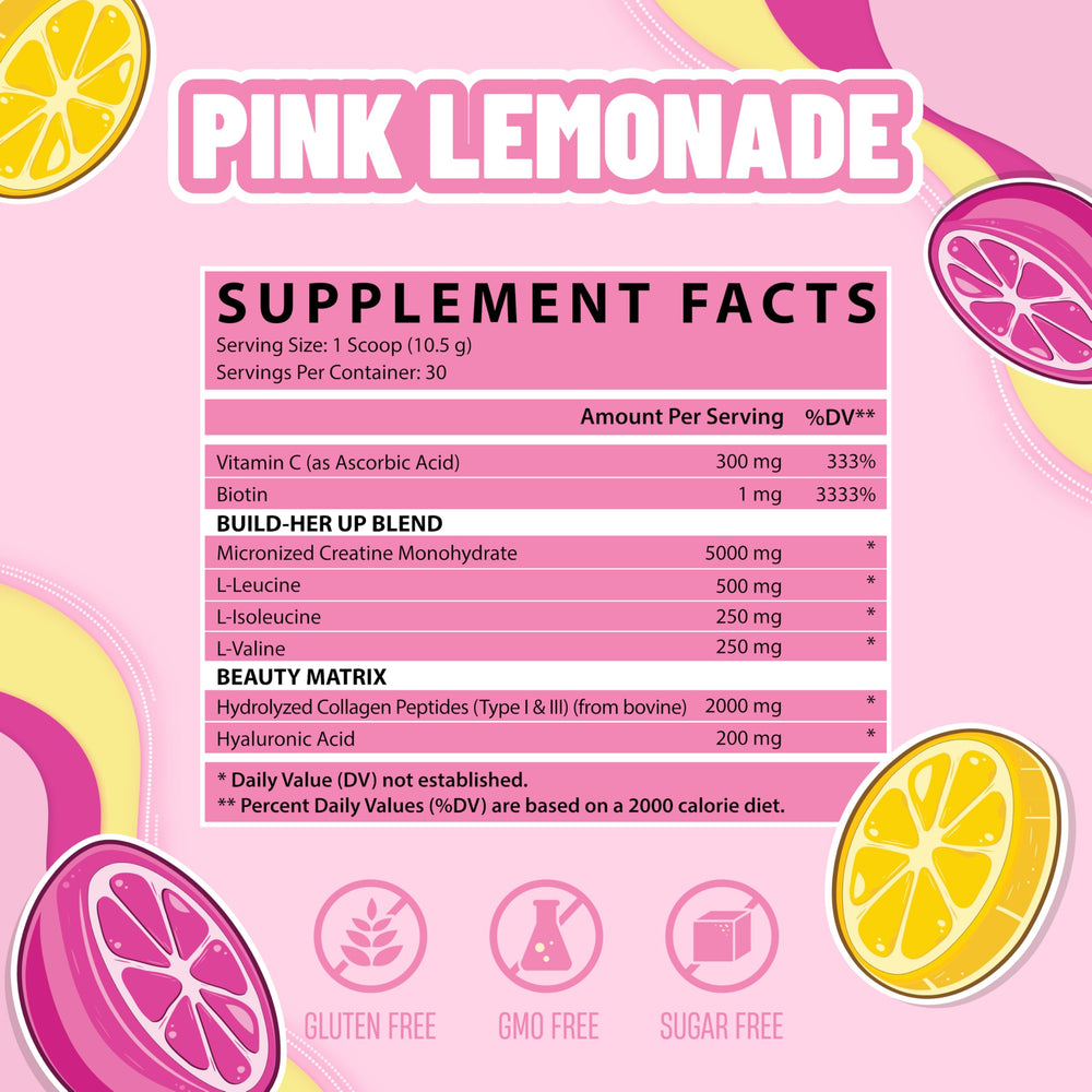 Nutrex Creatine Women label close-up highlights gluten-free formulation.