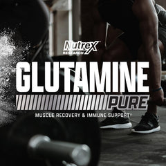 Nutrex Research L-Glutamine produced in a GMP-certified facility for safety.