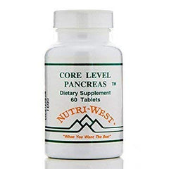Nutri-West Core Level Pancreas bottle shown for daily digestive support