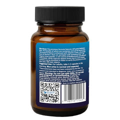 Vegetarian capsules shown, free from gelatin and artificial dyes.