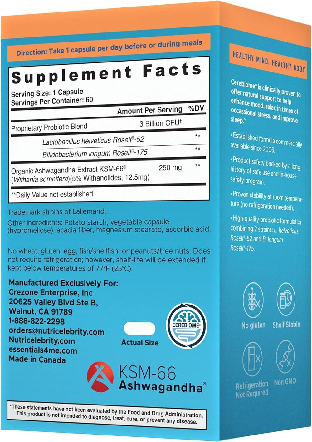 Nutricelebrity Non-GMO label: clean ingredient pledge