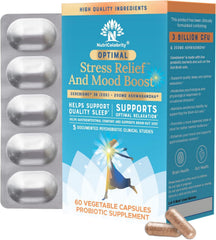 Nutricelebrity Optimal Stress bottle: capsules ready for daily mood support and calm moments
