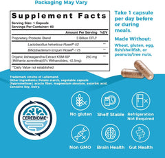 Nutricelebrity Optimal Stress capsules closeup: easy-to-take supplement for stress resilience