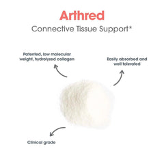 Nutricology Arthred mixed into juice for a quick, daily supplement moment.
