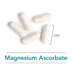 NutriCology magnesium ascorbate capsules ready for daily wellness routine.