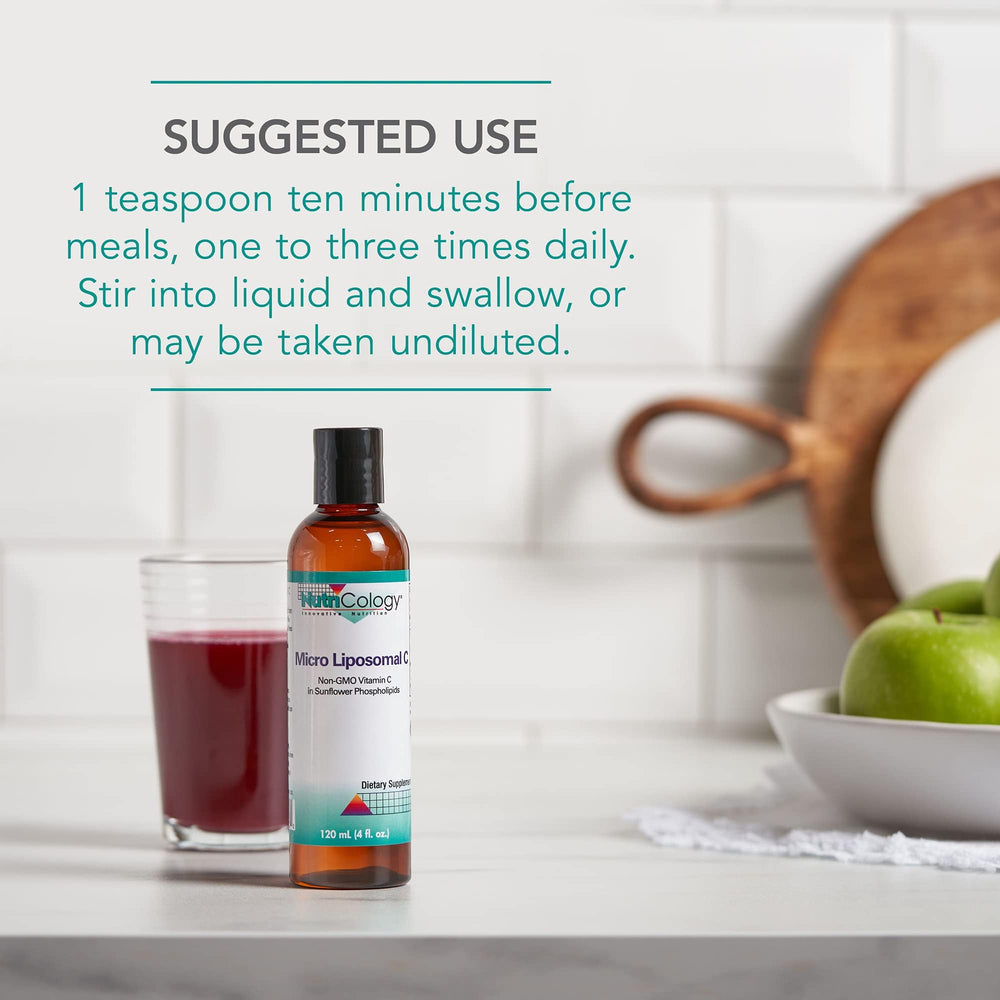 Bowel-tolerant liposomal C delivery by Nutricology supports comfortable use.