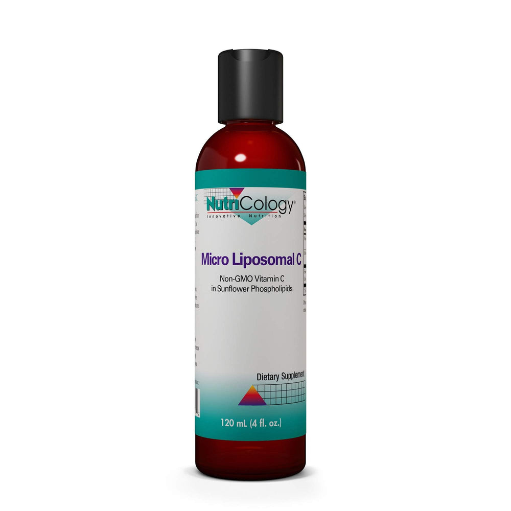 Nutricology Micro Liposomal C 1000mg bottle for easy, fast-absorbing vitamin C.
