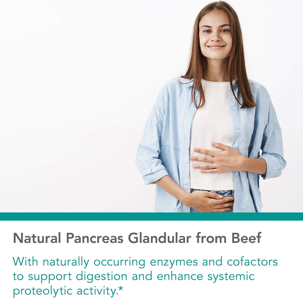 Nutricology Pancreas Lamb Supplement label detail highlighting NZ/Australia sourcing for quality.