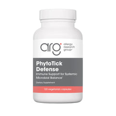 Nutricology Phyto Tick Defense bottle showing mushroom complex for immune support.