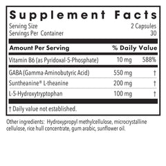 Nutricology ZenMind capsules daily-dose package highlighting GABA and L-Theanine