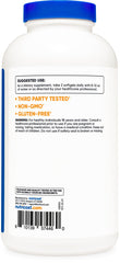 Nutricost Beta Sitosterol gluten-free and GMO-free packaging
