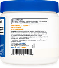 Independent lab testing badge guarantees third-party quality assurance for Nutricost Bromelain Powder.