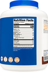 Nutricost chocolate casein shake poured into glass for smooth, creamy texture