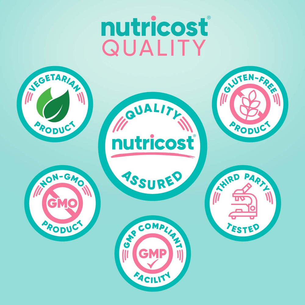 Nutricost Creatine Monohydrate peach mango powder scoop included