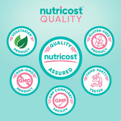 Nutricost Creatine Monohydrate peach mango powder scoop included