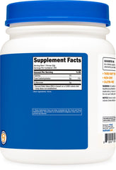 Nutricost D-Mannose powder label, NSF GMP FDA registered facility assurance.