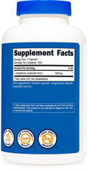 Nutricost Glutathione capsules gluten-free packaging detail.