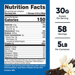 Nutricost vanilla whey isolate shake image highlighting easy mixability