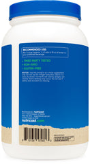 Nutricost Organic Pea Protein Powder pour captures smooth mixture ideal for shakes