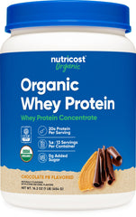 Nutricost Organic Whey Protein container for a clean protein boost.