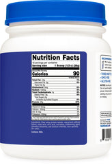 Nutricost Proteína de Suero Aislada Frambuesa, empaque compacto para llevar.