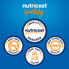 Close-up of Nutricost Spermidine Wheat Germ Extract capsules highlighting vegetarian formula