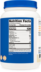 Nutricost ISO-tested label and GMP seal indicating purity and quality.