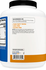 Nutricost container with baking ingredients to highlight versatile recipe uses.