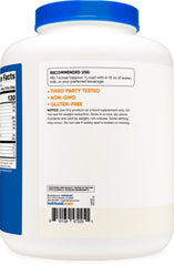 Nutricost container displays rBGH-free badge for clean protein source.