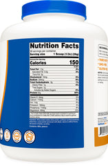Nutricost shaker with Chocolate Peanut Butter protein powder ready for a shake