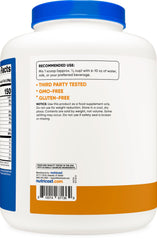 Nutricost Whey Protein Isolate powder close-up to show mixability