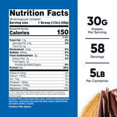 Nutricost Whey Protein Isolate scoop showing a 30g protein serving