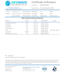 NutriCrafters Made in USA quality seal with independent testing for purity