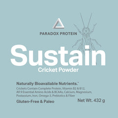 NutriCricket Paradox baking-ingredient — protein boost for baked goods.