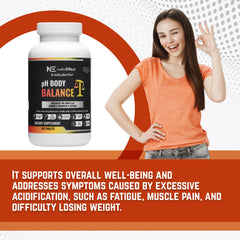 nutriEffect pH Balance tablets closeup showing small, easy-to-swallow pills for daily use.