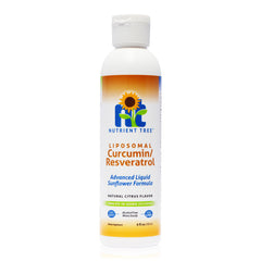 Nutrient Tree Liposomal Curcumin bottle with alcohol-free formula for daily antioxidant support.