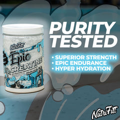 NutriFitt Creatine mixed drink demonstrates smooth integration into beverages.