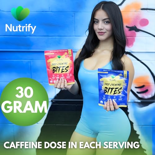 Nutrify Daily Creatine Gummies travel pouch for on-the-go supplementation
