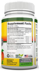 NutriONN Vitamin C Complex tablets close-up highlighting high potency