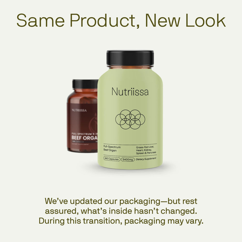 Nutriissa capsules close-up showing compact capsules for convenient daily use.