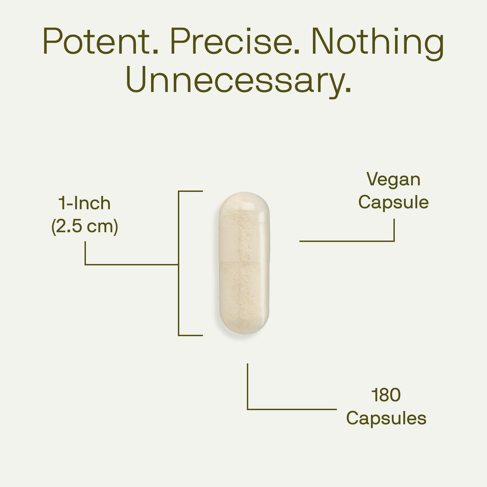 Nutriissa PCT bottle pour showing capsules ready for use