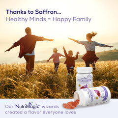 NutriMagic chewable strawberry gummies for kids with gentle, fast-acting focus.