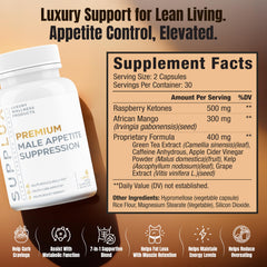 Nutrimend IQ Premium packaging highlighting a men’s weight-management aid.