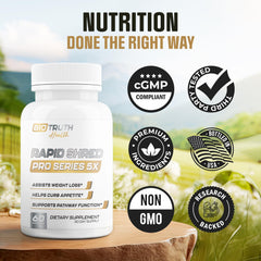 Nutrimend IQ bottle on kitchen counter during morning routine.