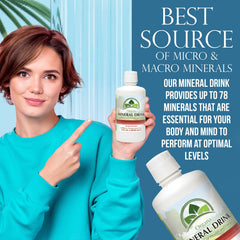NutriNoche Organa trace minerals bottle label highlights pure plant-derived minerals