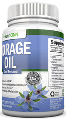 NutriONN Borage Oil seeds close-up showing natural origin.