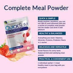 NUTRIPHARMA Quick Slim provides 20g protein for active lifestyles