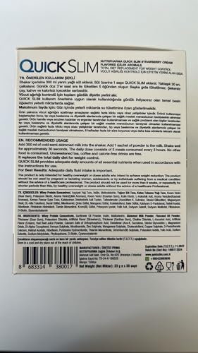 NUTRIPHARMA Quick Slim used during intermittent fasting for midday nourishment